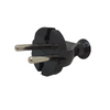 Wtyczka prosta rozbierana czarna 2P WT-2 W-98132 PLASTROL
