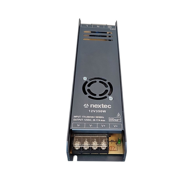 Zasilacz LED 12V 350W 29,17A MODUŁOWY grafitowy Nextec