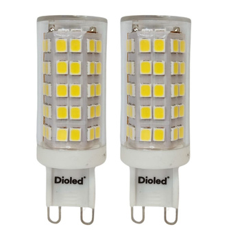 Żarówka LED G9 5W 6500K 700lm DIO-0434 Dioled - 2 sztuki