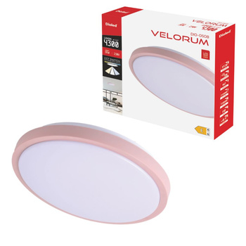 Plafon VELORUM 36W CCT 4300lm różowy DIO-0508 Dioled