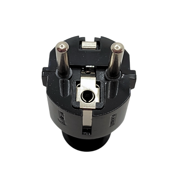 Wtyczka prosta rozbierana czarna UNISCHUKO 2P+Z WT-40 W-100001 PLASTROL