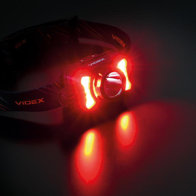 Latarka czołowa LED 5W 700lm IP55 USB-C H147 Videx