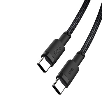 Kabel USB-C - USB-C 1,5m 100W czarny NB-Q199 XO