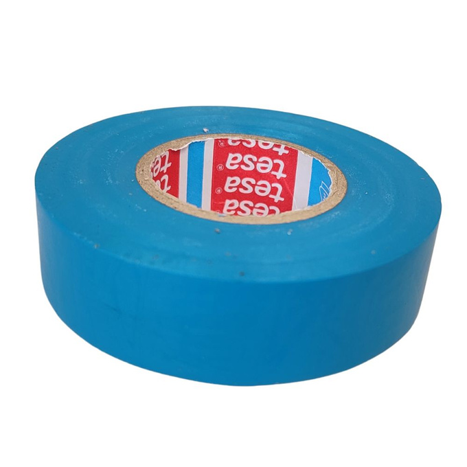 Taśma elektroizolacyjna PVC 20m x 19mm niebieska TESA