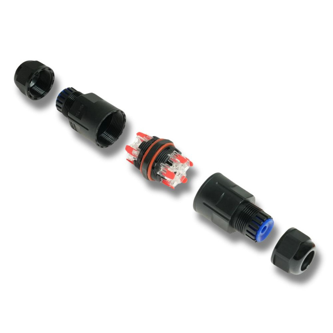Złącze kablowe 5PIN IP68 bezśrubowe 16A W-00377 PLASTROL