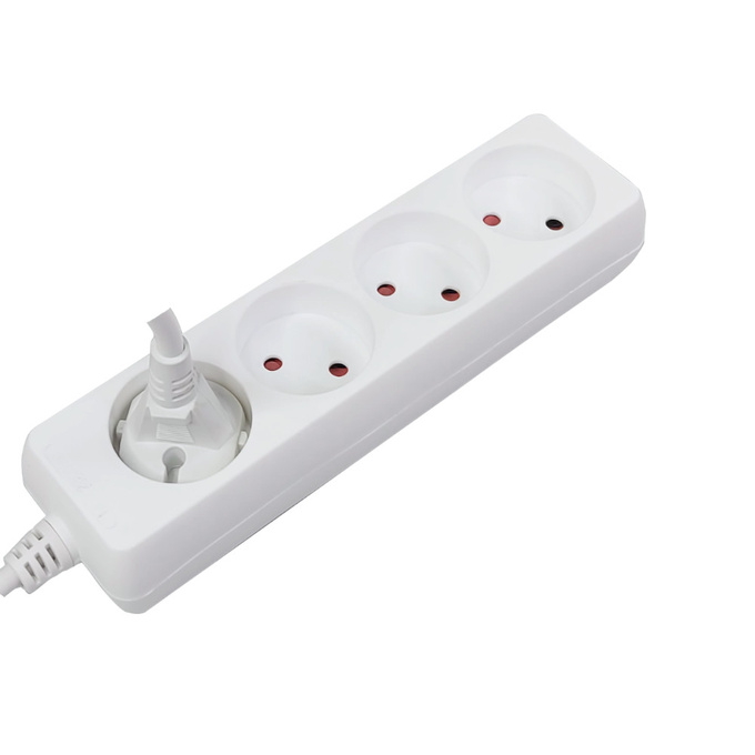 Przedłużacz 4-gniazda 1,5m B/U biały 10A W-97477 PLASTROL