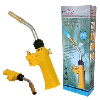 Palnik gazowy wielofunkcyjny max.1350°C AX1-028CGA ELICO