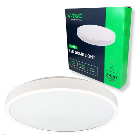 Plafon LED 36W 4000K 3820LM IP44 okrągły biały 76221 V-TAC