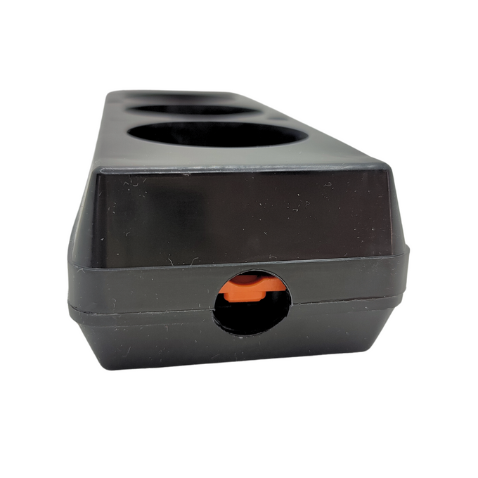 Gniazdo przedłużacza czarne 3X2P GN-360 JONEX TIMEX