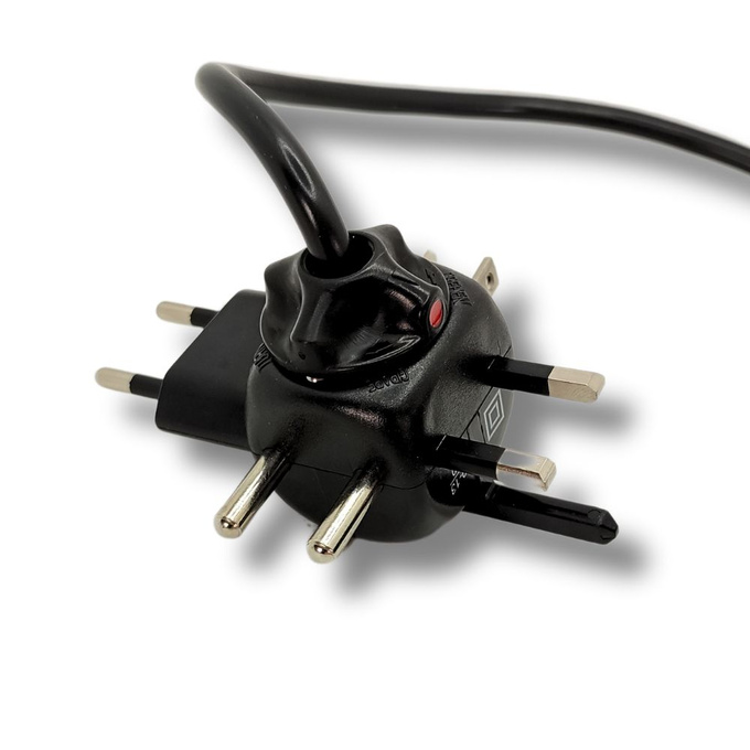 Adapter uniwersalny turystyczny + kabel LXAC010 LAMEX