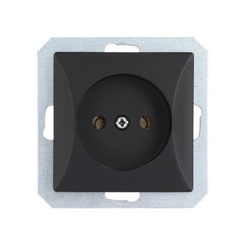 OPAL czarny  gniazdo pojedyncze bez uziemienia GPT-15 OP moduł Timex