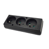 Gniazdo przedłużacza czarne 3X2P+Z GN-370 JONEX TIMEX