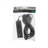 Przedłużacz 3GN 5M ZU czarny M20573 MORE ECOLIGHT