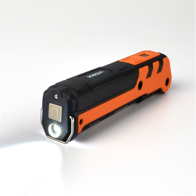 Latarka wielofunkcyjna LED 10W 400lm COB UV USB-C M044UV Videx