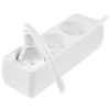 Przedłużacz 3-gniazda 1,5m 10A B/U biały W-97471 PLASTROL