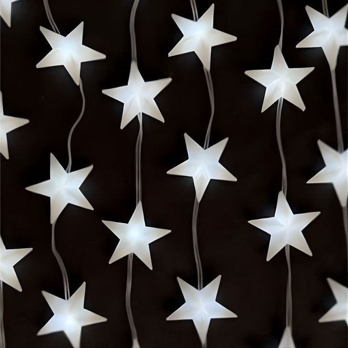 Taśma LED MAGIC LAMPS kurtyna GWIAZDA 50 LED 6500K 5m IP65 ML61605