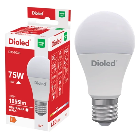 Żarówka LED 11W E27 4000K 1055lm DIO-0035 DIOLED