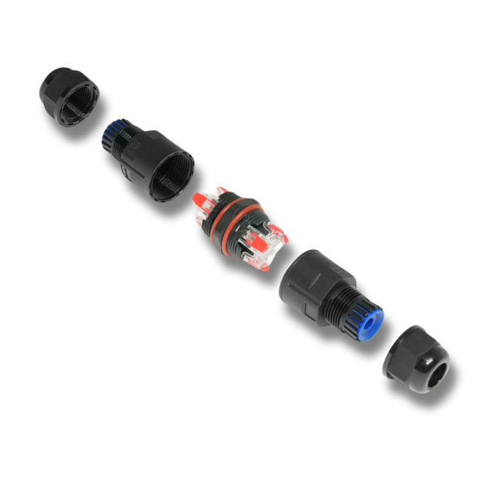 Złącze kablowe 3PIN IP68 bezśrubowe 16A W-00376 PLASTROL