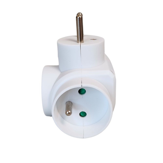 Rozgałęźnik 3x 2P+Z R-31 biały LX9510 LAMEX