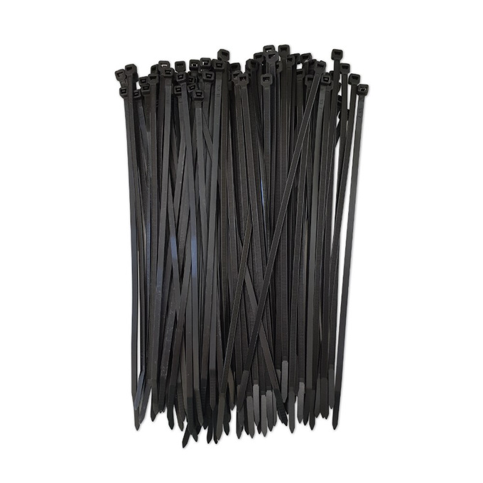 Opaska kablowa zaciskowa 2,5x100 czarna ERKO