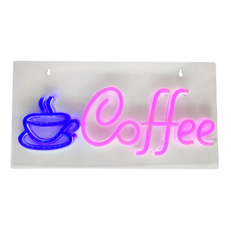 Lampka NEON COFFEE plexi USB NNE11