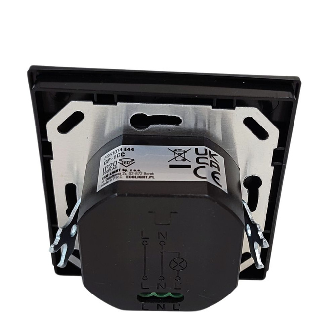 Czujnik ruchu PIR CP-1CC IP20 9M czarny EC61074 ECOLIGHT