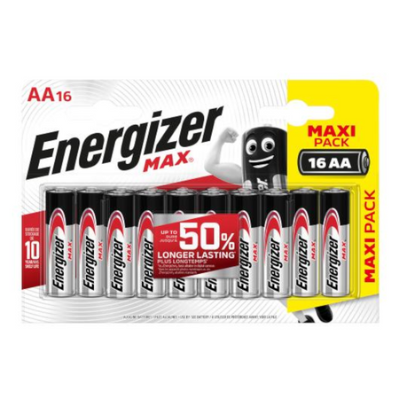 Baterie alkaliczne AA LR6 B16 Max Energizer