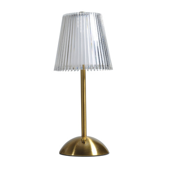Lampka dekoracyjna LED 3W 50lm CCT METAL MIEDŹ + KRYSZTAŁ USB-C Q301C Dioled