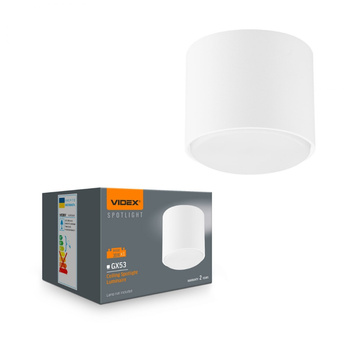 Oprawa sufitowa SPOT LED GX53 IP20 biała Videx