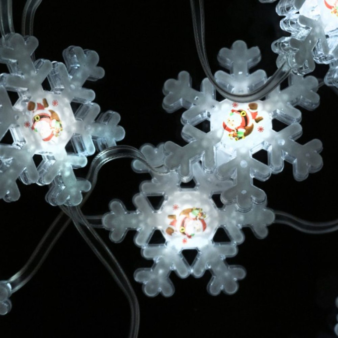 Taśma LED MAGIC LAMPS kurtyna ŚNIEŻYNKA 50 LED 6500K 5m IP65 ML61603