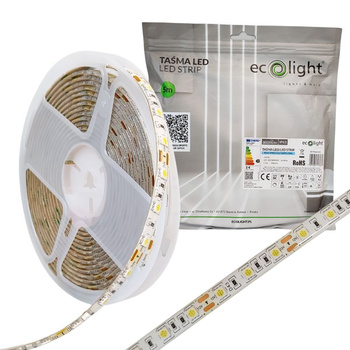Taśma LED 12V 5m 14,4W/m 800lm/m 6500K IP63 EC79366 ECOLIGHT