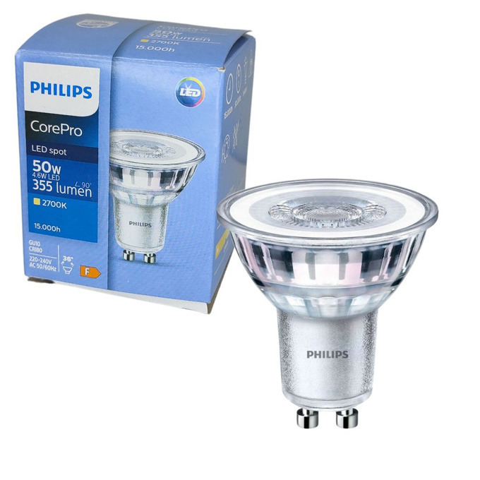 Żarówka LED GU10 4.6W 3000K 355LM PHILIPS