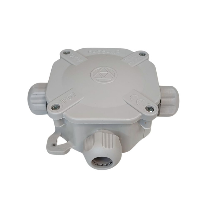 Puszka rozgałęźna hermetyczna IP67 SZARA SEZ