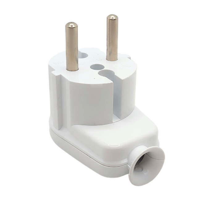 Wtyczka kątowa rozbierana biała 2P WT-16B W-99974 PLASTROL