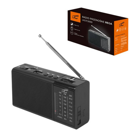 Radio przenośne REGA USB/SD/AUX LATARKA LTC2030