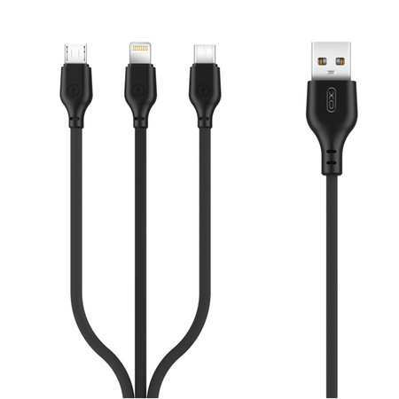 Kabel 3w1 USB 1m 2.1A  NB103 XO