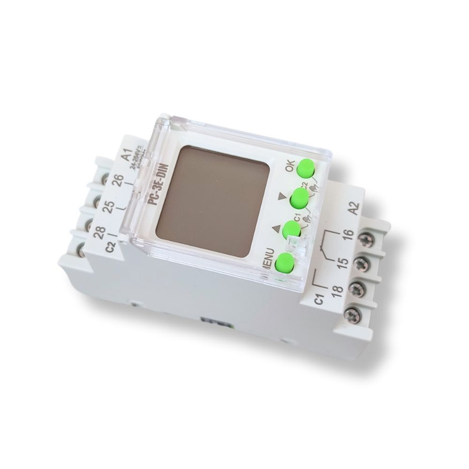 Programator astronomiczny na szynę DIN 16A 2300W M20356 ECOLIGHT