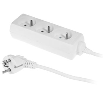 Przedłużacz 3-gniazda 3m 10A Z/U biały W-97475 PLASTROL