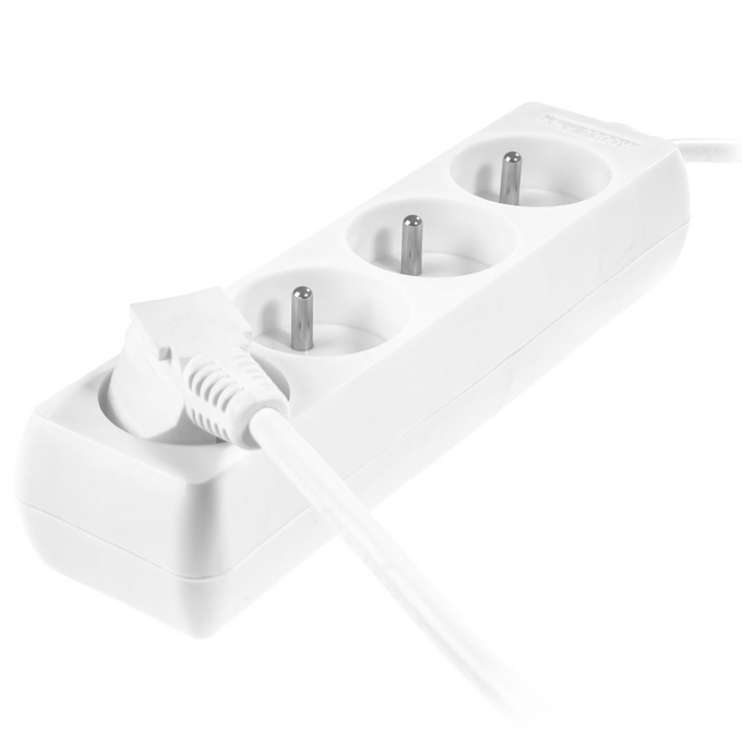 Przedłużacz 4-gniazda 1,5m 10A Z/U biały W-97480 PLASTROL