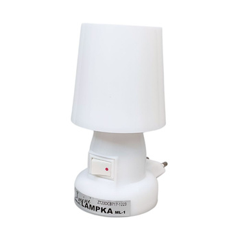 Lampka nocna mini max 10W IP20 ŻÓŁTA ML-1 RUMLUX