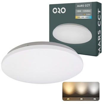 Plafon LED MARS 18W 1350lm BCNZ IP20 ORO33139 LEDPOL