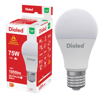 Żarówka LED E27 11W 4000K 1055lm DIMM DIO-0381 DIOLED