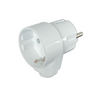 Wtyczka z gniazdem biała schuko 2P+Z WT-16U/G-S Timex