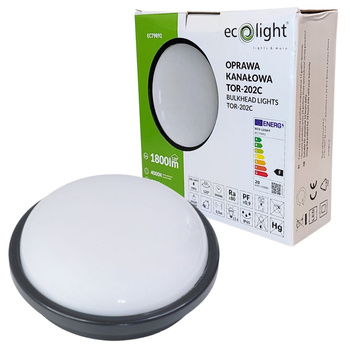 Oprawa kanałowa LED 20W 1800lm IP65 EC79892 ECOLIGHT