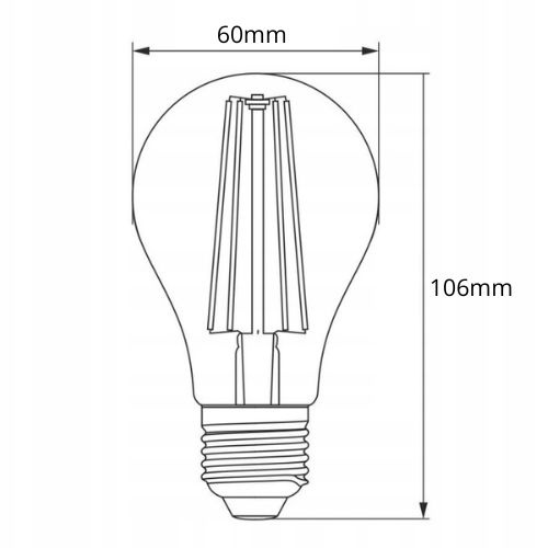 Żarówka LED A60 E27 9W DO ROŚLIN DIO-0479 Dioled