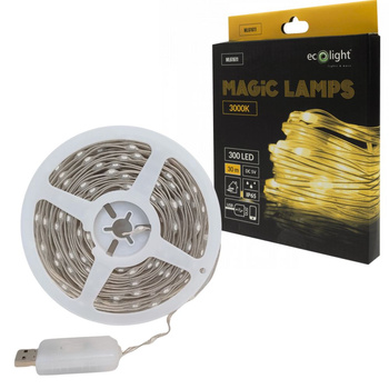 Taśma LED MAGIC LAMPS 300 LED 3000K 30m IP65 ML61611