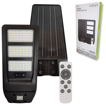 Lampa uliczna LED solarna 150W 1800LM 4000K IP65 EC20683 ECOLIGHT