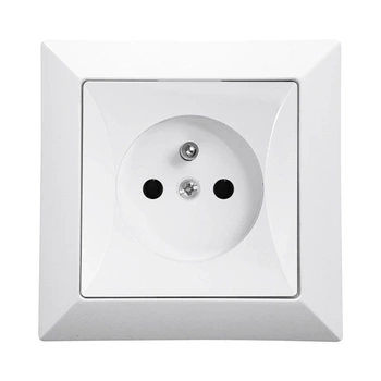 OPAL biały gniazdo pojedyncze z uziemieniem GPT-16 OP Timex