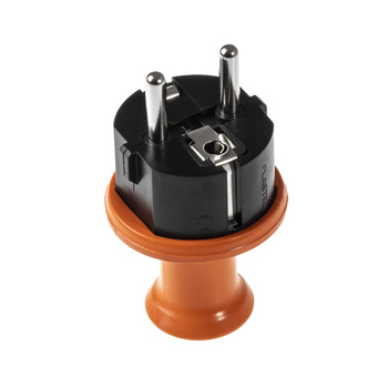 Wtyczka prosta rozbierana pomarańczowa WT-40H SCH W-100004 PLASTROL