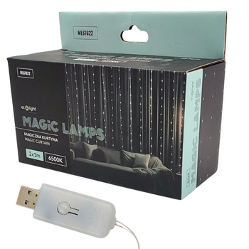 Taśma LED MAGIC LAMPS kurtyna 100 LED 6500K 2x1m IP65 ML61622
